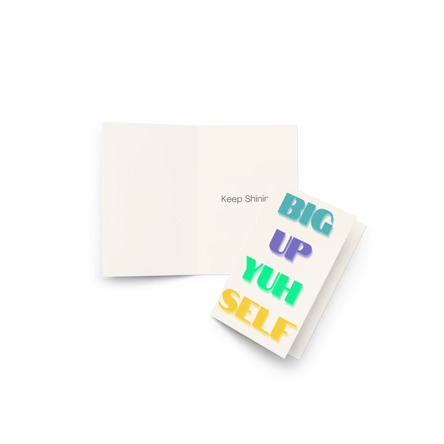 "Big Up Yuh Self" - Achievement Card