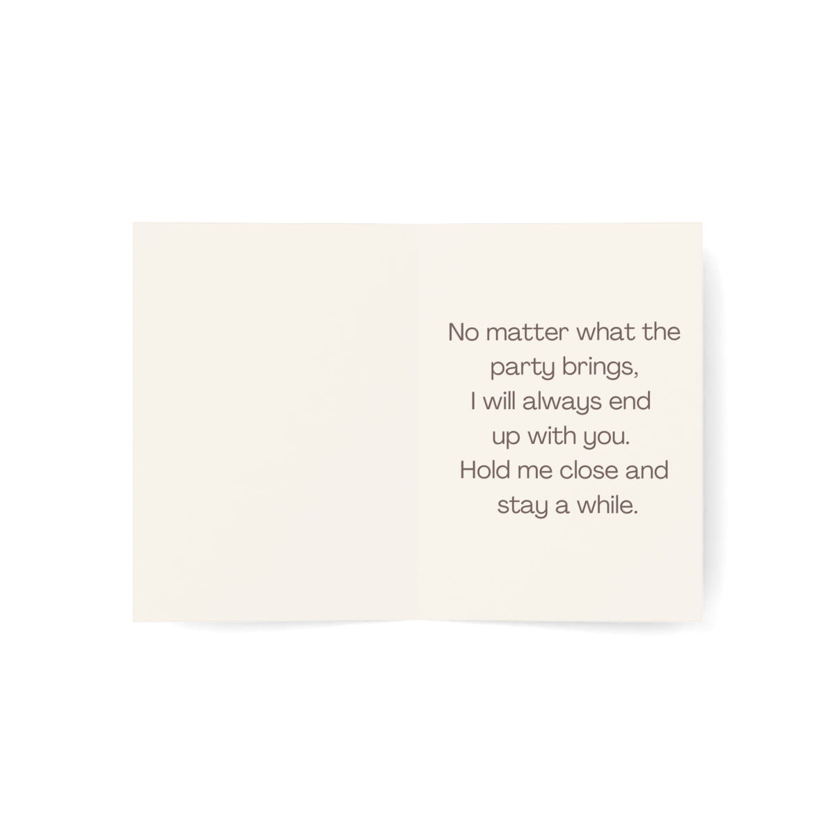 “Respectfully I’m Yours” - Universal Love Card